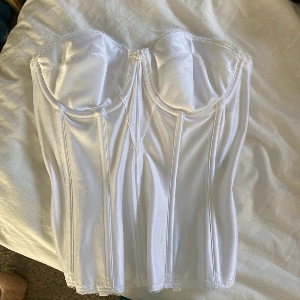 Dominique Ivory Corset Top